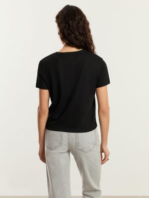 Onyx Monarch Architectural Straight Round Neck Tee